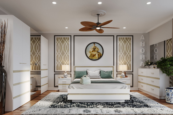 Фото Комод 4 Анона, белый