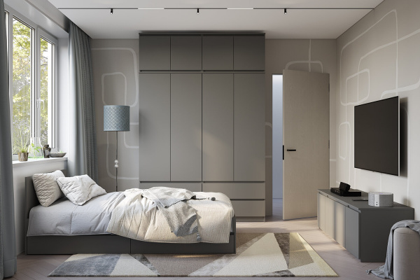 Фото Тумба под телевизор Симпл ТБ-19, графит