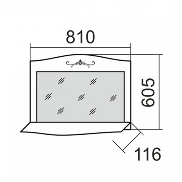 Фото Зеркало настенное Афродита 24