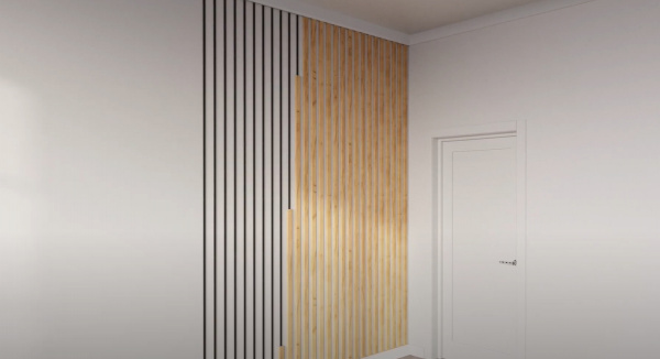 Фото Комплект декоративных реек 30х22, дуб сонома