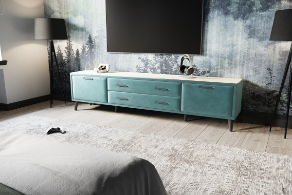 Фото Тумба ТВ Пай 2,0, Бирюзовый