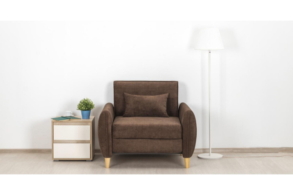 Фото Кресло еврокнижка Анита, Коричневое