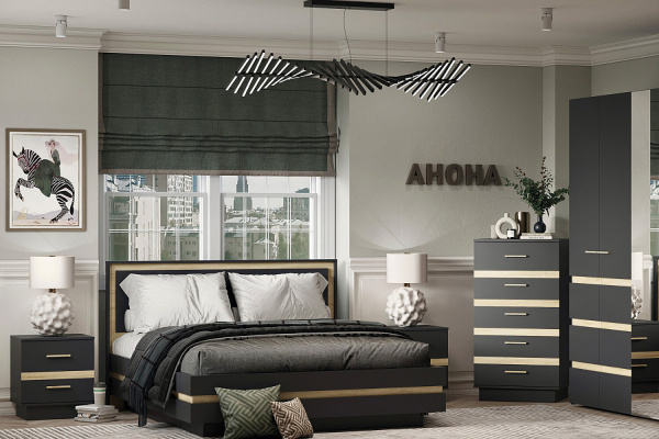 Фото Зеркало Анона, антрацит