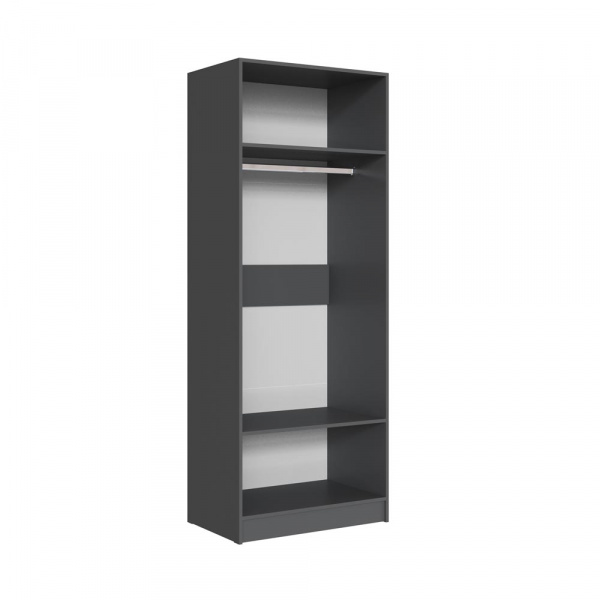 Фото Шкаф Вегас 800, Графит серый, Камень серый