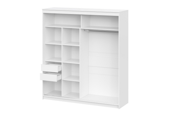 Фото Шкаф-купе "ШКП 3" (2,0) Белый текстурный