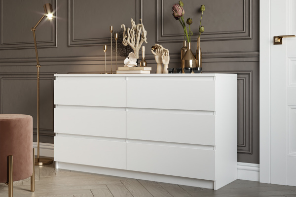 Фото Комод Мадера К6М, Белый