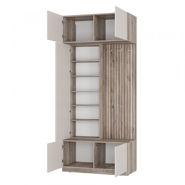 Фото Прихожая Урбан ПР-03, Дуб смоки, Кашемир