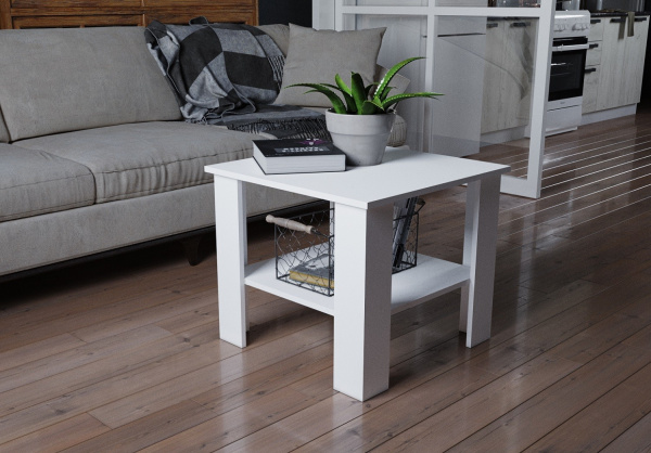 Фото Столик журнальный Консул-9, белый