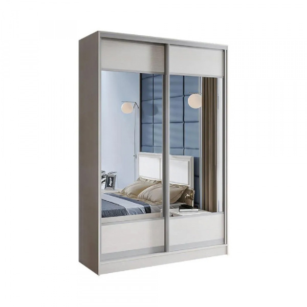 Фото Шкаф-купе Тринити 9 1,35 м, Сандал светлый