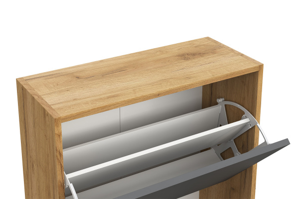 Фото Обувница ОБ 4, Дуб золотой, Графит