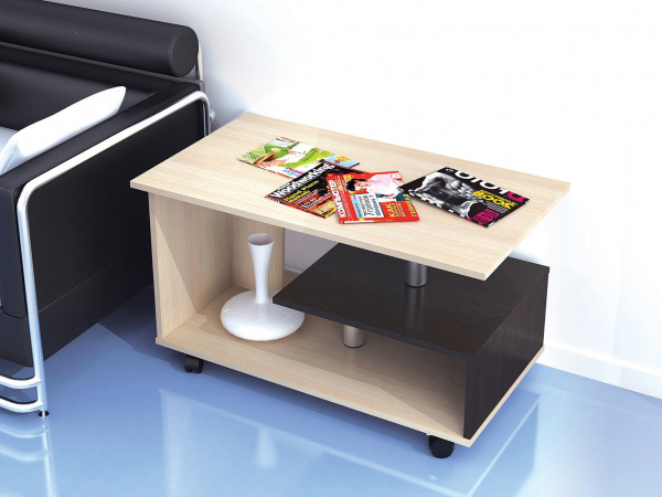 Фото Столик журнальный Консул-5, дуб молочный