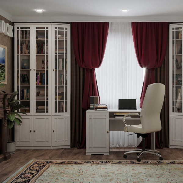 Фото Стол письменный Sherlock 115, ясень анкор светлый