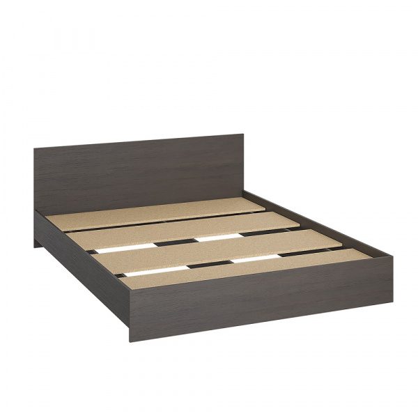 Фото Кровать 160х200 с основанием ДСП Ронда КР-160, венге