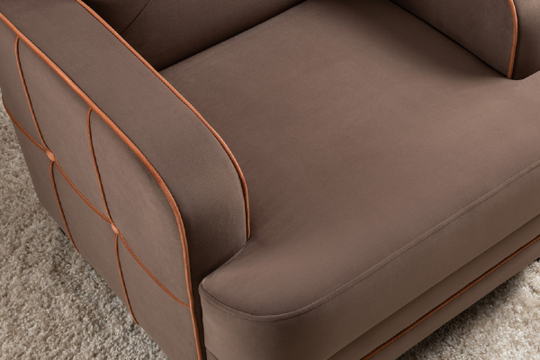 Фото Кресло Черри, Коричневое