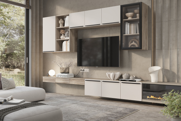 Фото Шкаф навесной Урбан ШКН-09, Дуб смоки