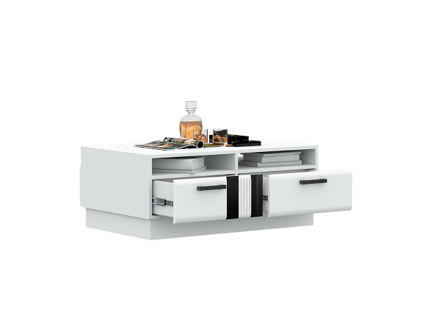 Фото Стол журнальный Магнолия, Белый глянец холодный