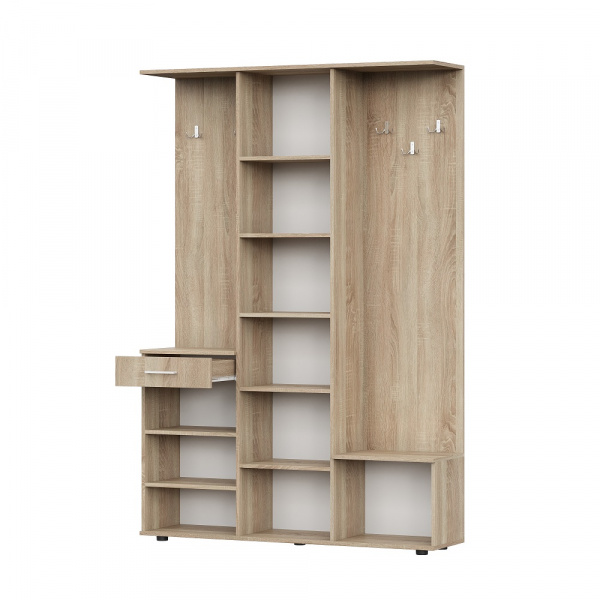 Фото Прихожая ПР 1, Дуб сонома, Белый