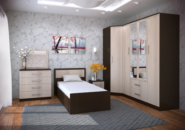 Фото Зеркало Фиеста, венге/лоредо