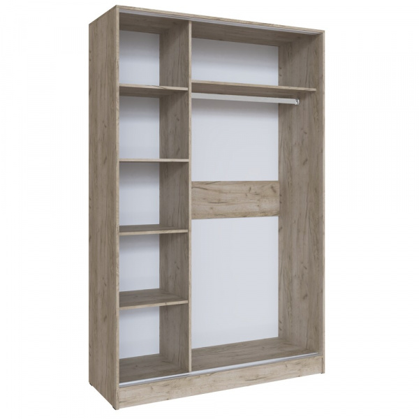 Фото Шкаф-купе Стиль-2 140, Дуб крафт серый, Серый