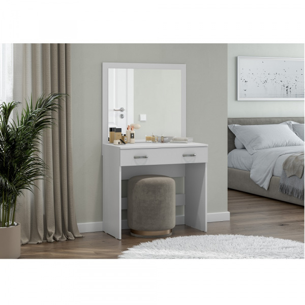 Фото Стол туалетный Ронда СТ-01, белое дерево