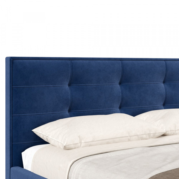 Фото Кровать с подъёмным механизмом 1800 Римини, темно-синий