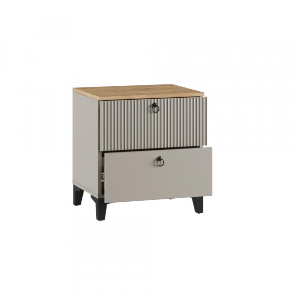 Фото Тумба прикроватная Ника, Бежевый, Кашемир