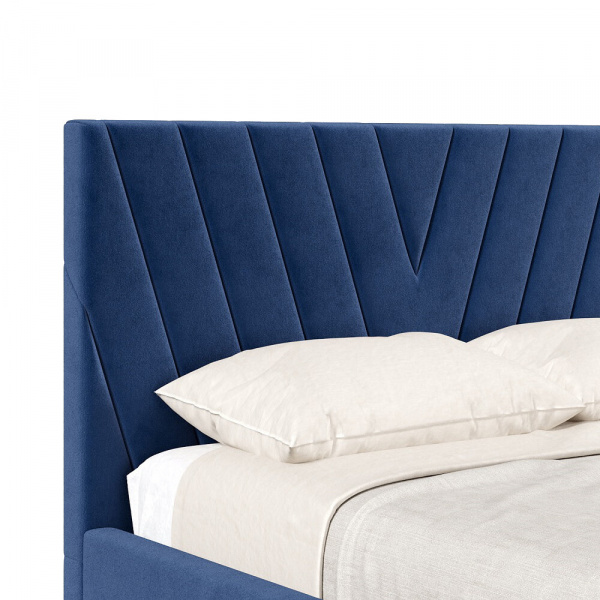 Фото Кровать с подъёмным механизмом 1200 Палермо, синий