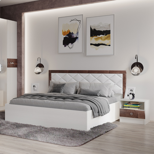 Фото Тумба прикроватная Мадлен, дуб бомонд какао