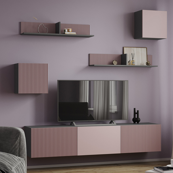 Фото Комод с полками Сириния, пудра