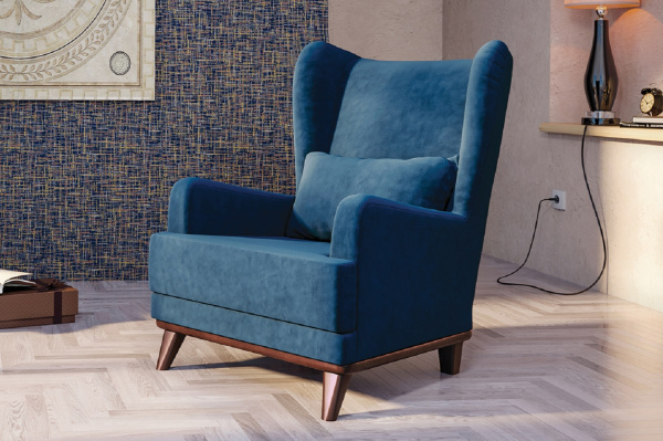 Фото Кресло Оскар Синие