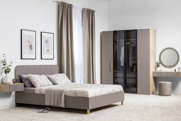 Фото Зеркало настенное Амьен 17.10, Веллюто Капучино