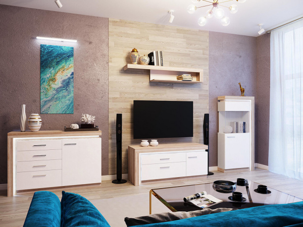 Фото Шкаф-витрина Люмен 01