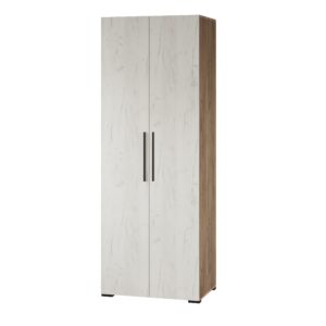 Спальня Модена шкаф 2-хств. МШ-23 Дуб крафт табачный/Дуб крафт белый