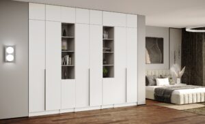 Мадрид Гардеробная система 3,9м,антр. Белый