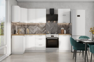 КГ Угловой Вектор 40*210 Бланж (без столешницы) в.14