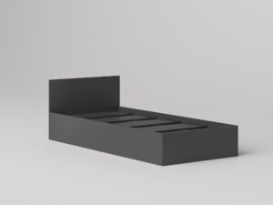 МС Охта Лайт Кровать 0.9 Антрацид