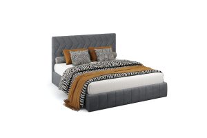 Кровать Грейс с подъемным механизмом 180х200, Тип A, Ultra (grey)