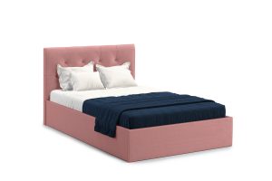 Кровать Женева с подъемным механизмом 140х200, Тип A, Bingo (mauve), Д:пуговицы