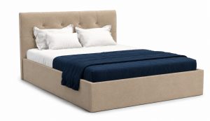 Кровать Женева с подъемным механизмом 180х200, Тип A, Bingo (beige), Д:пуговицы