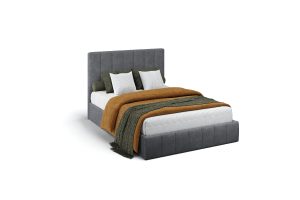 Кровать Оливия с подъемным механизмом 140х200, Тип A, Ultra (grey)