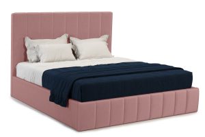 Кровать Оливия с подъемным механизмом 160х200, Тип A, Bingo (mauve)