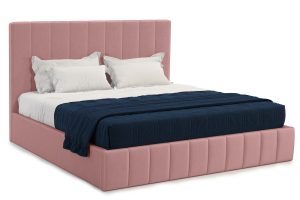 Кровать Оливия с подъемным механизмом 180х200, Тип A, Bingo (mauve)