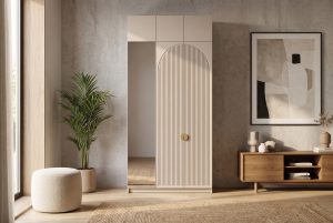 Шкаф Феникс-4 (3-ств.) с антресолью, Кашемир