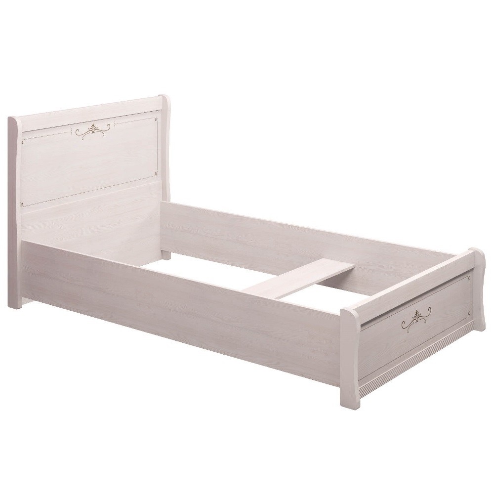 Афродита 26 Кровать двойная 1200 (под ортопед) (Лиственница Сибио)