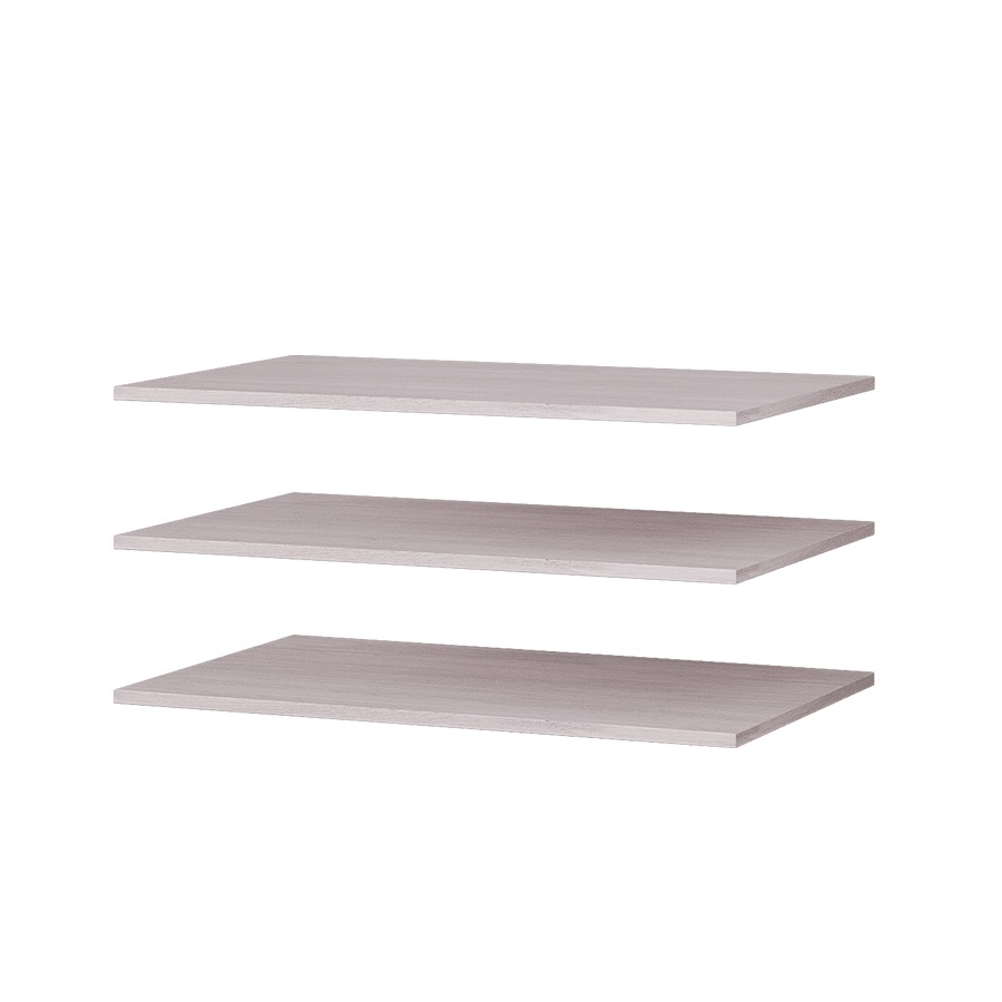 Полки ПЛ-06 3шт в комплекте для ШК-27 ясень белый