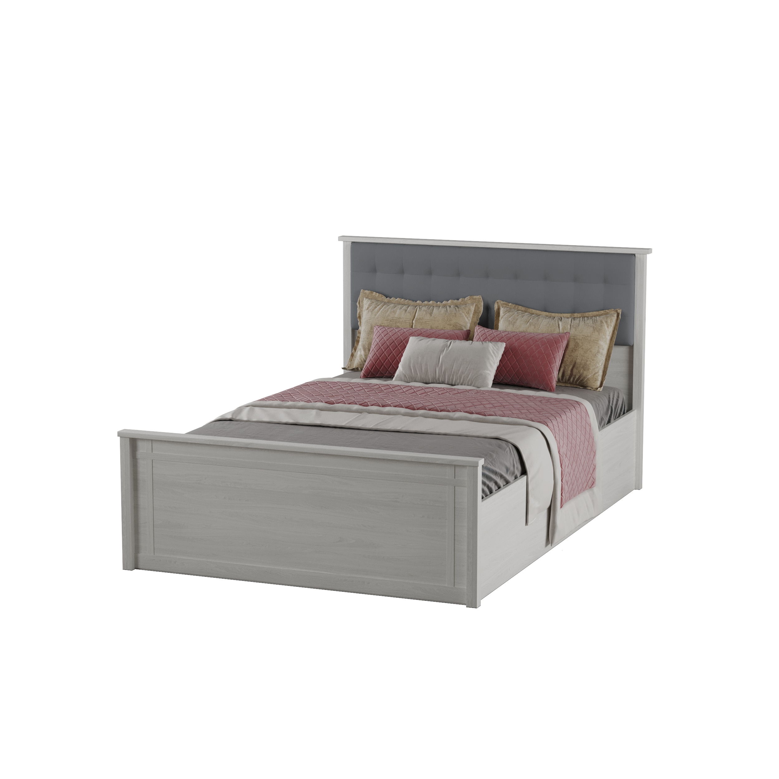 Спальня Ричард кровать РКР-2 (1,4)  корпус ясень анкор светлый