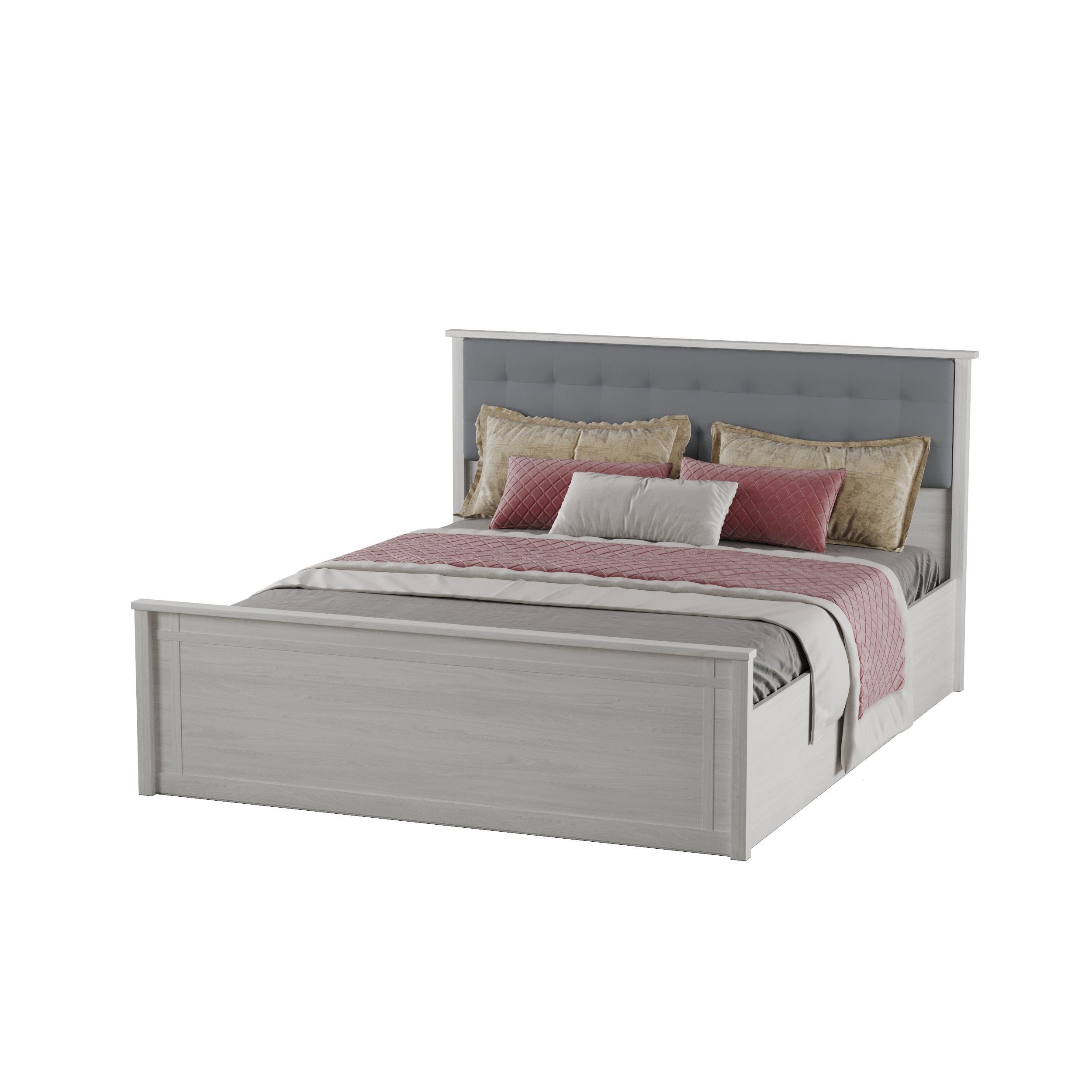 Спальня Ричард кровать РКР-3 (1,4)  корпус ясень анкор светлый