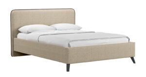 Миа 160 Кровать двойная НР Bravo light brown (бежево-коричневый), Лайт 10