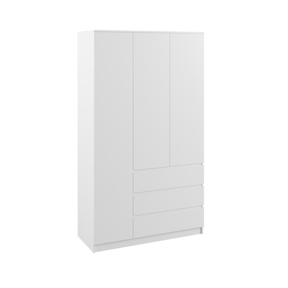 МС Мадера Шкаф ШМ 1200 1200х2100х520 _ лдсп белый