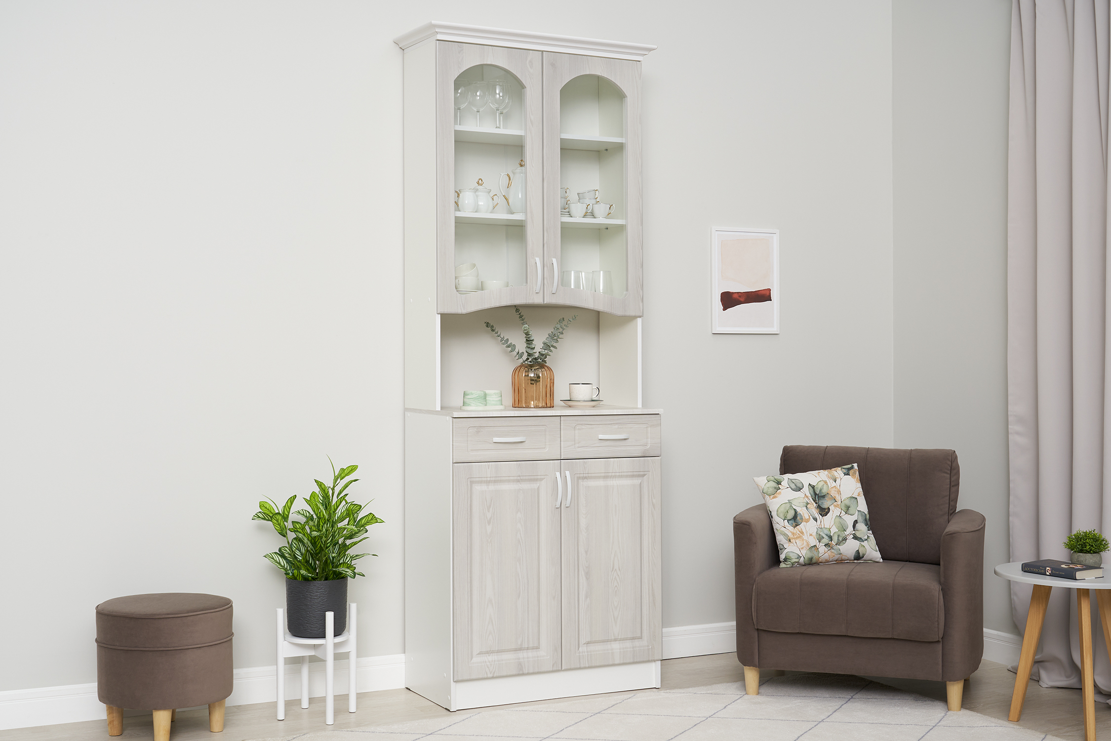 Буфет 2-х створчатый Констанция (Сандал)